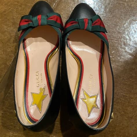 Gucci ribbon heels